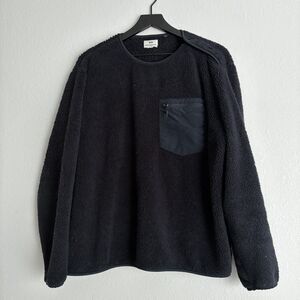 Engineered Garments Uniqlo Sherpa Fleece Pullover Jacket Pocket Navy Men’s M
